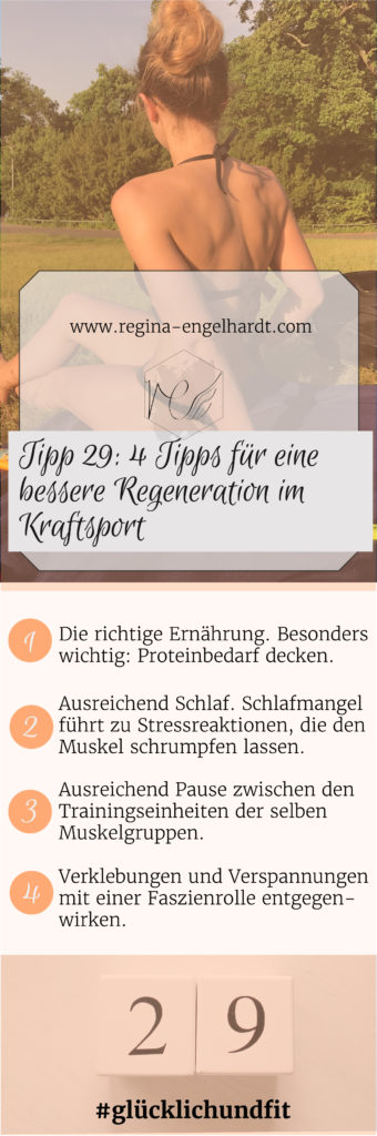 4 Tipps für eine bessere Regeneration im Kraftsport 4 Tipps für eine bessere Regeneration im Kraftsport