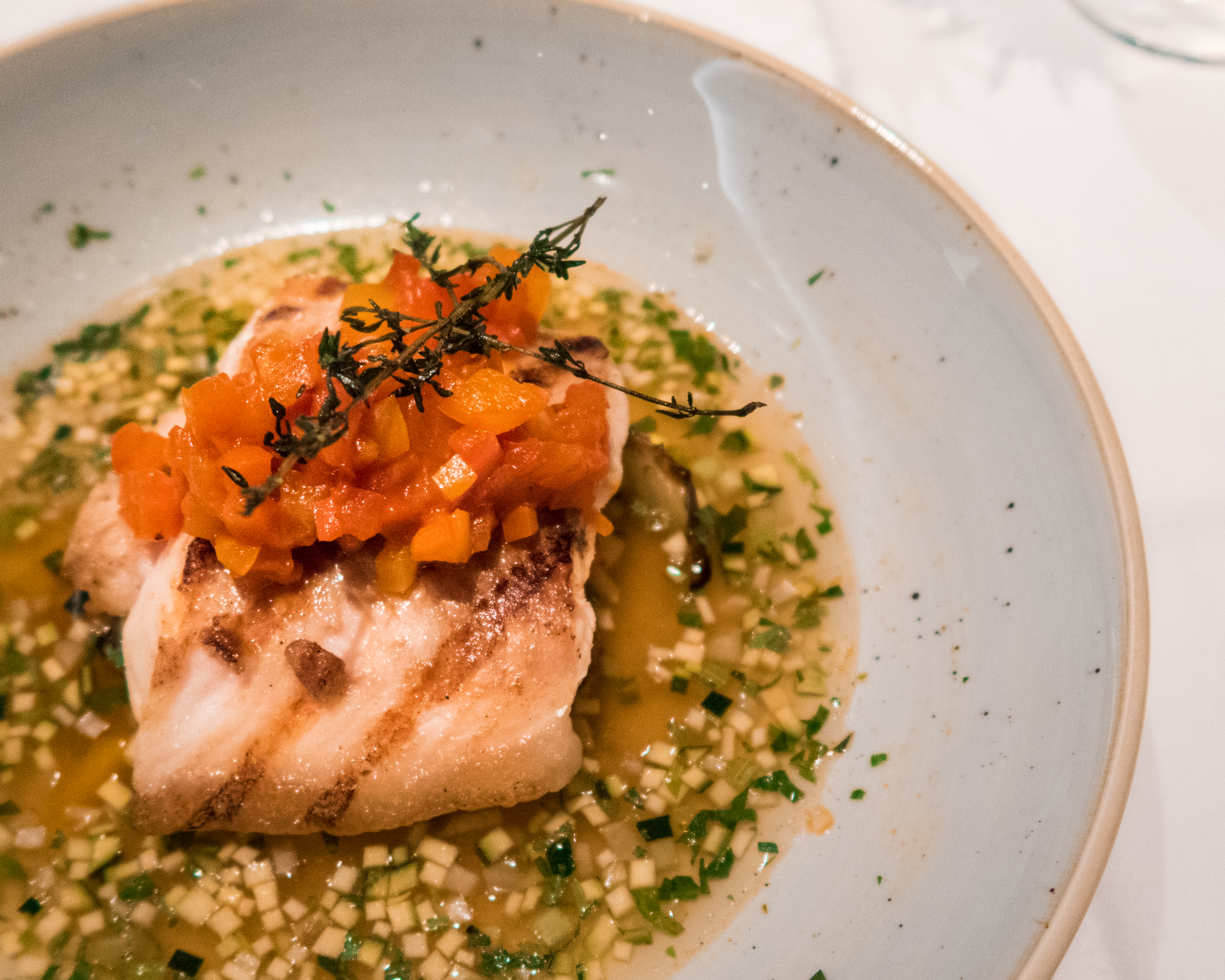 Terra Hauptspeise gegrillter weißer Wels Fisch