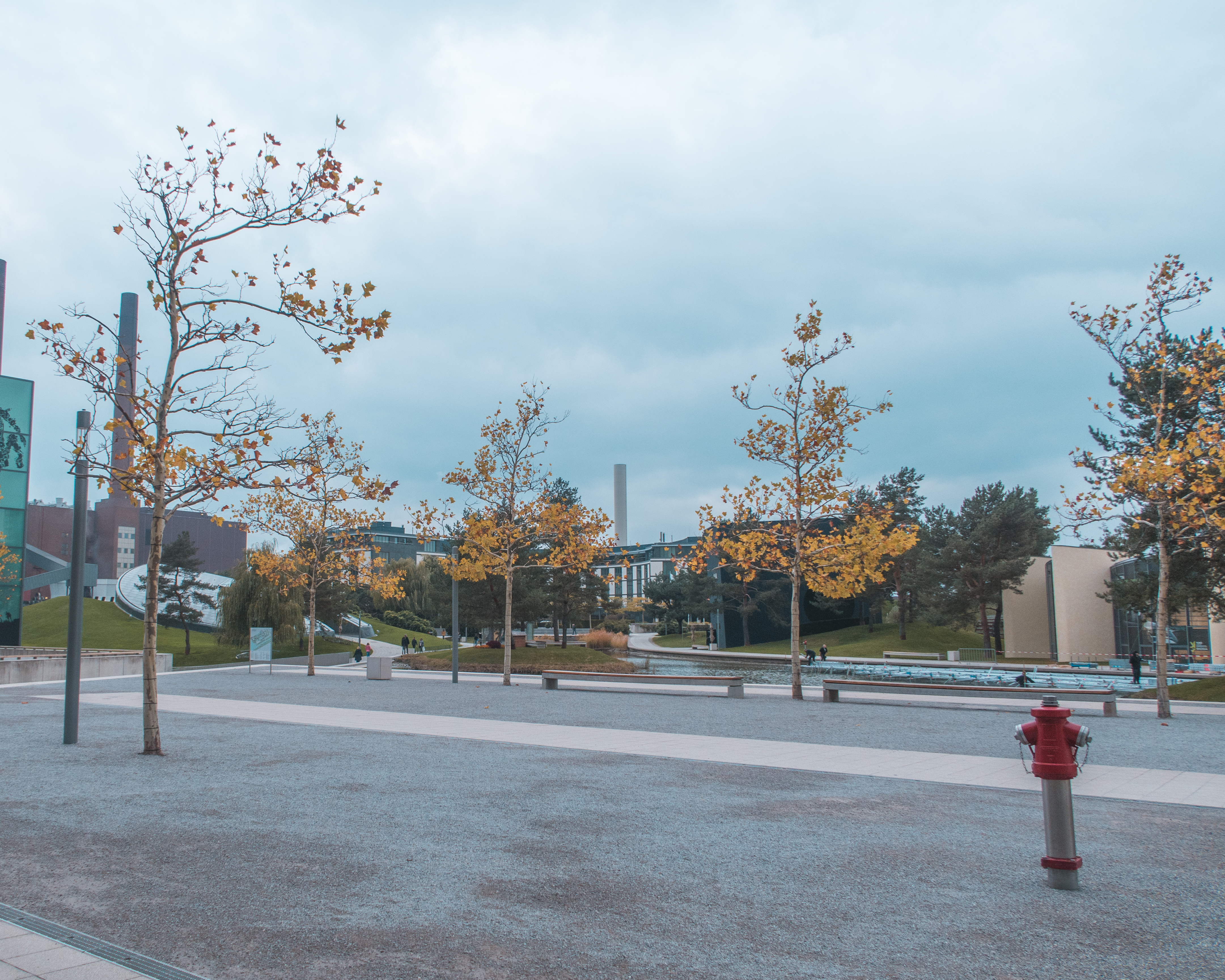 Autostadt im Herbst