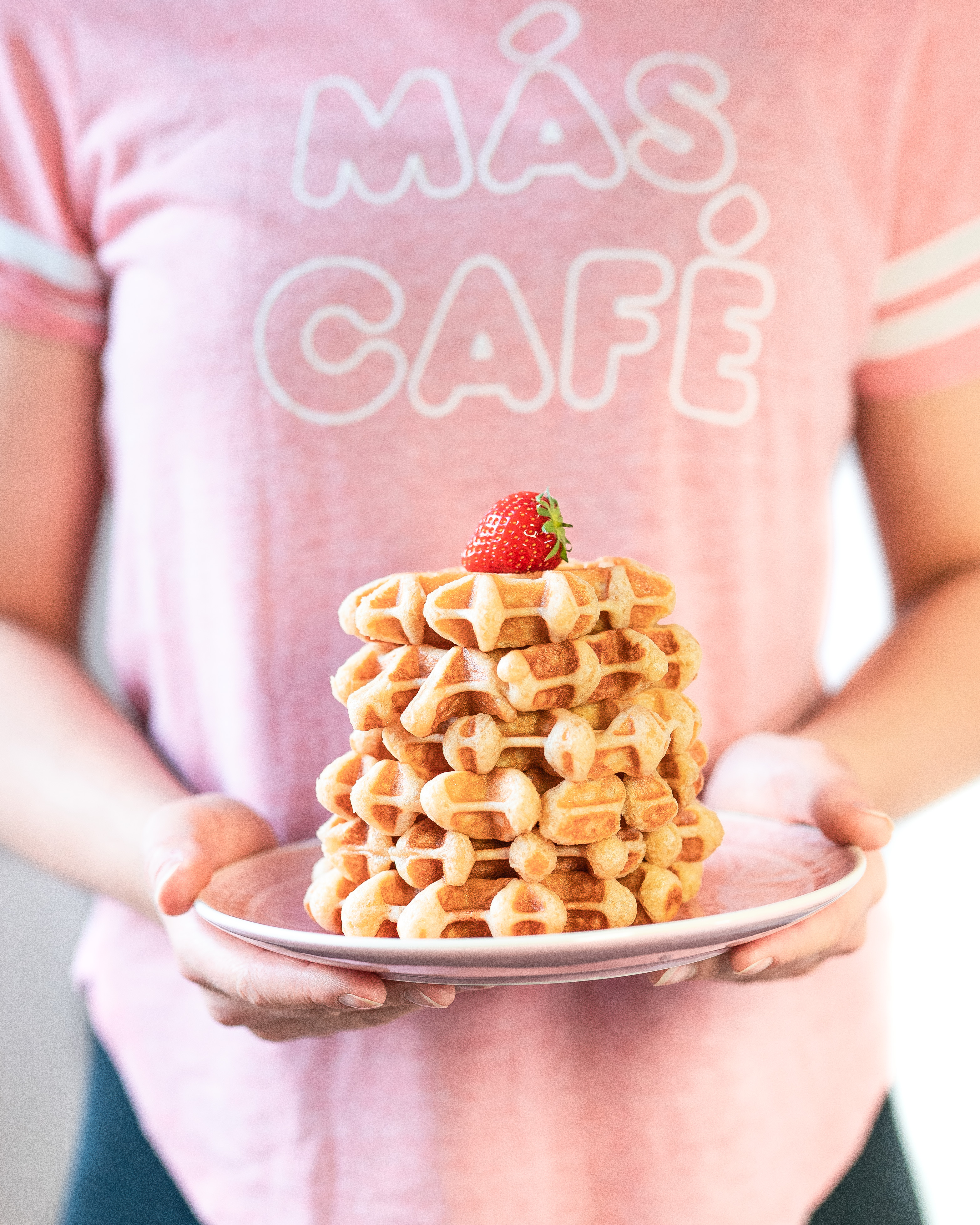 Vegane belgische Waffeln