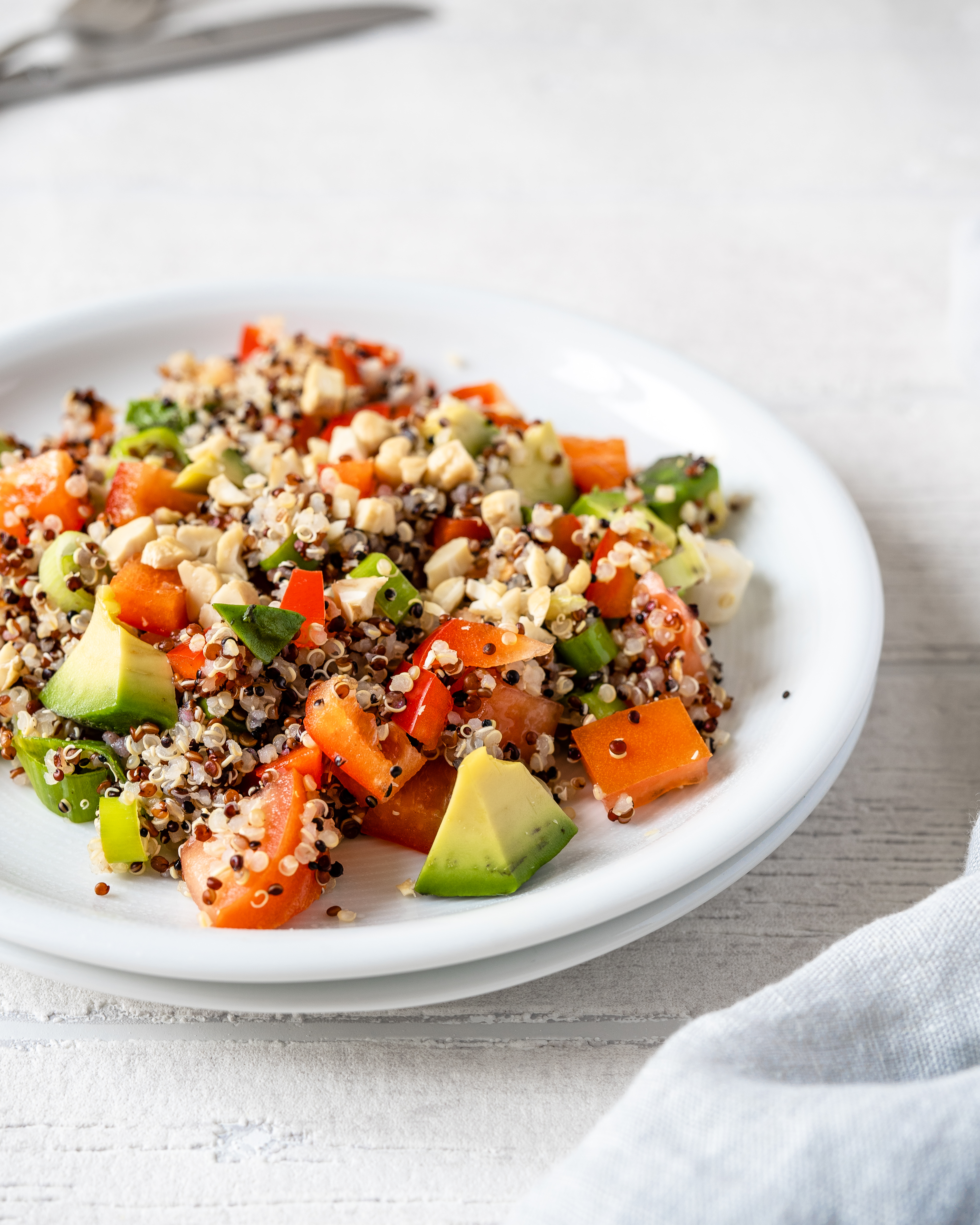 Veganer Quinoa Salat Regina S Fitness Rezepte Regina Engelhardt